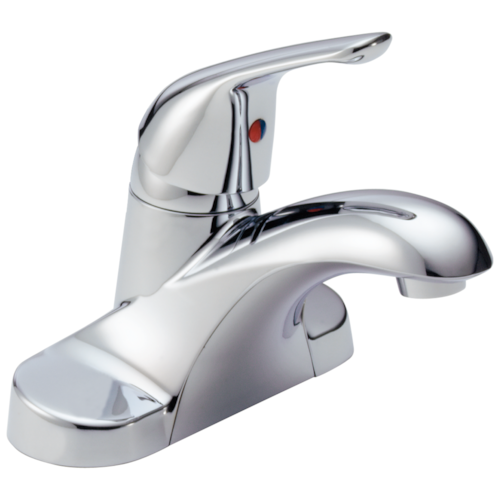 Delta Foundations: Single Handle Centerset Bathroom Faucet