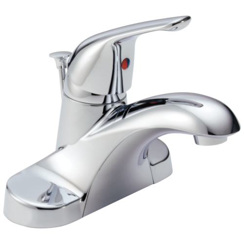 Delta Foundations: Single Handle Centerset Bathroom Faucet