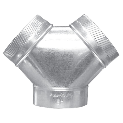 Bull Nose Wye with Crimp on Two Small Ends