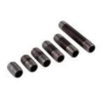 Black Welded Nipple, Assorted 1/2" 66/Pk