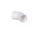 PVC, 45-Deg Elbow, Slip, 3/4"