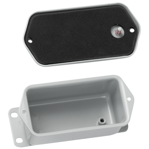 Screw Cover Contoured Type 4, Gray, Steel