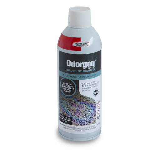 68516 ODORGON ABSORBS OIL & KILLS ODORS AEROSOL 14OZ CAN (12/CASE) RECTORSEAL (68516A,SHCC)