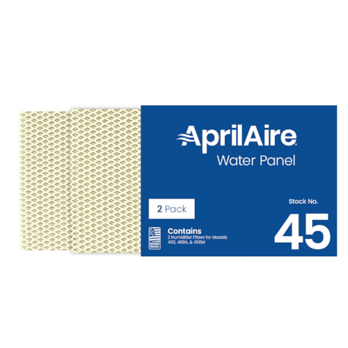 45 REPL WATER PANEL #45 BOX OF TWO FITS 400 HUMIDIFIER (5 BOXES/CASE) APRILAIRE