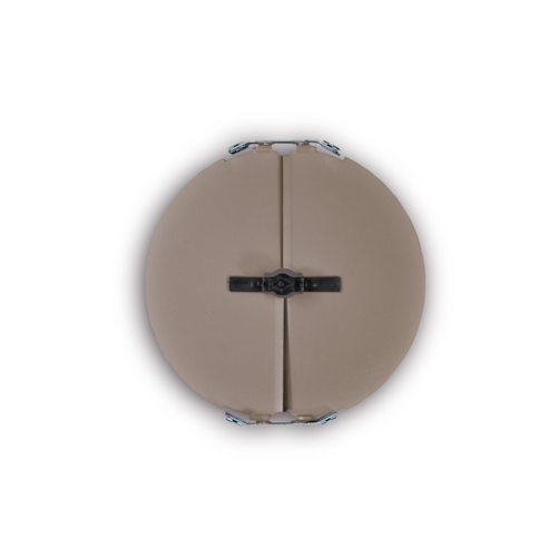 802-08 STEEL BUTTERFLY DAMPER INCL HANDLE AND MOUNTING CLIPS 8" BROWN TRUAIRE