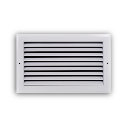 A270-45 14x14 ALUM FIXED 45 DEG RETURN GRILLE (NO DAMPER) 3/4" BLADE SPACING 14 X 14 WHITE TRUAIRE