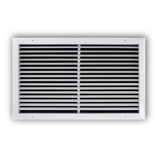 A270 24X14 ALUM FIXED 60 DEG RETURN GRILLE (NO DAMPER) 3/4" BLADE SPACING 24 X 14 WHITE TRUAIRE