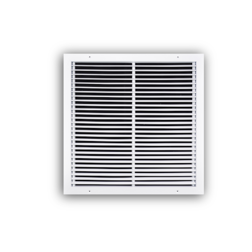 A270 22X22 ALUM FIXED 60 DEG RETURN GRILLE (NO DAMPER) 3/4" BLADE SPACING 22 X 22 WHITE TRUAIRE