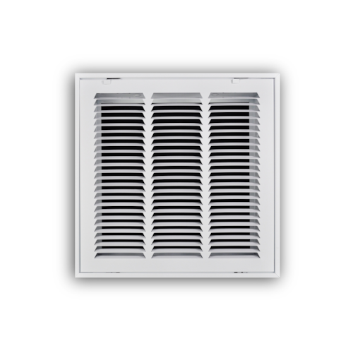 192RF 14X14 STEEL FILTER RTRN GRILLE 1/2" SPCNG REMOVABLE FACE TAKES 2" FILTER 14 X 14 WHITE TRUAIRE