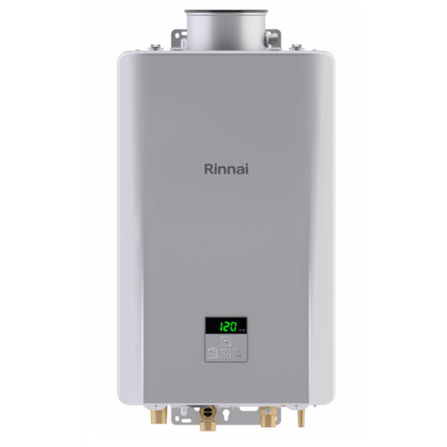 REP199i-NG 199 MBH NG 81% TANKLESS WATER HTR INCL BUILTIN RECIRC PUMP ISO VALVES INCL HANGING BRKT 14"W X 22-7/8"H X 10-3/4"D 50 LBS RINNAI