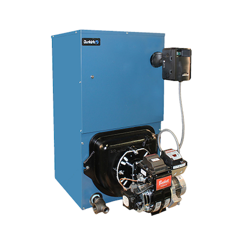 3EWC0.80T 112 MBH INPUT OIL HOT WATER BOILER W/ TACO ECM CIRC W/ TANKLESS COIL W/ BECKETT BURNER 20-1/2"W X 14-1/2"D X 36"H 470 LBS EWC308032240103 DUNKIRK