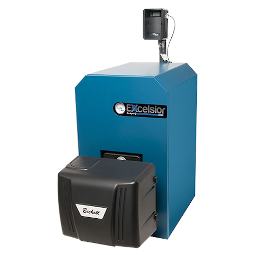 EXB5120-87 168 MBH INPUT OIL HOT WATER BOILER 3-PASS W/ TACO ECM CIRC W/ BECKETT BURNER 17-3/4"W X 21-5/8"D X 31"H 496 LBS EXB512030240303 DUNKIRK
