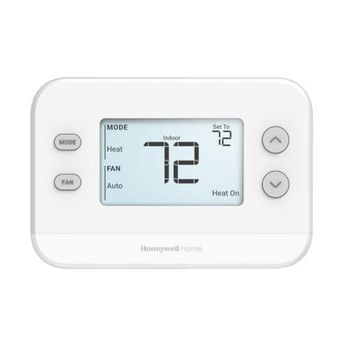 TH1110U4000/U FOCUSPRO N100 T-STAT 24V/BATT PWR NON-PROGRAMMABLE 1H/1C 5-1/8"W X 3-7/16"H X 1-3/16"D HONEYWELL/RESIDEO