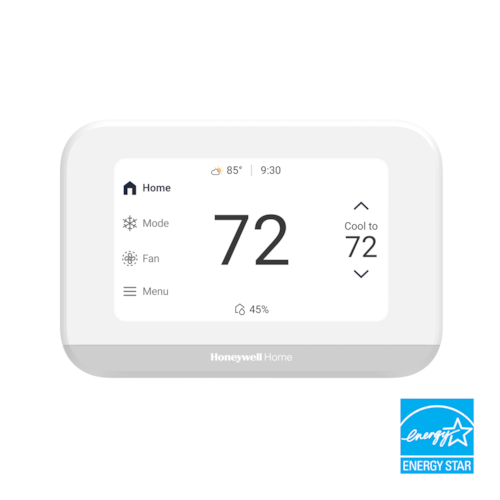 THX900W1/U ELITEPRO S900 SMART T-STAT WHITE 3H/2C HEAT PUMP OR 2H/2C CONV 5-1/4"W X 3-1/2"H X 1"D / 4.3" SCN HONEYWELL/RESIDEO