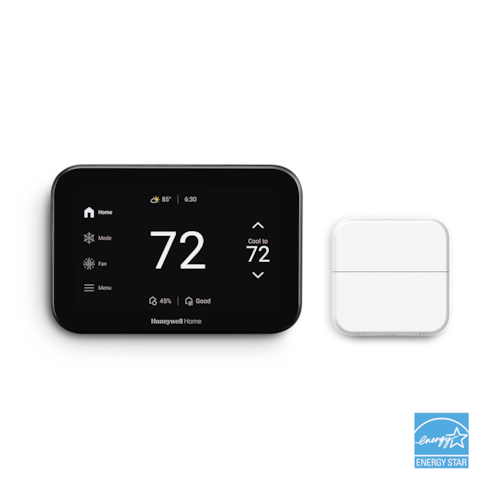 YTHX1200B6/U ELITEPRO S1200 SMART T-STAT BLACK 4H/2C HEAT PUMP OR 3H/3C CONV INCLUDES ROOM SENSOR 5-1/4"W X 3-1/2"H X 1"D / 5" SCN HONEYWELL/RESIDEO