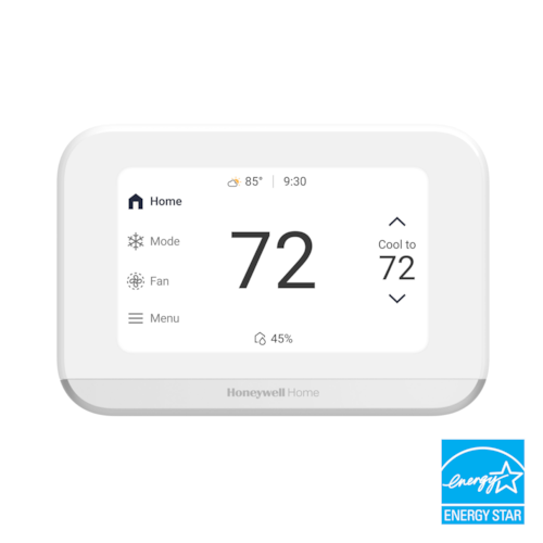 THX1000W1/U ELITEPRO S1000 SMART T-STAT WHITE 4H/2C HEAT PUMP OR 3H/2C CONV 5-1/4"W X 3-1/2"H X 1"D / 4.3" SCN HONEYWELL/RESIDEO