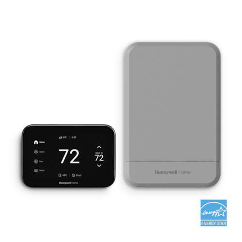 YTHX1200B8/U ELITEPRO S1200 SMART T-STAT BLACK 4H/2C HEAT PUMP OR 3H/4C CONV WITH EQUIPMENT INTERFACE MODULE 5-1/4"W X 3-1/2"H X 1"D / 5" SCN HONEYWELL/RESIDEO
