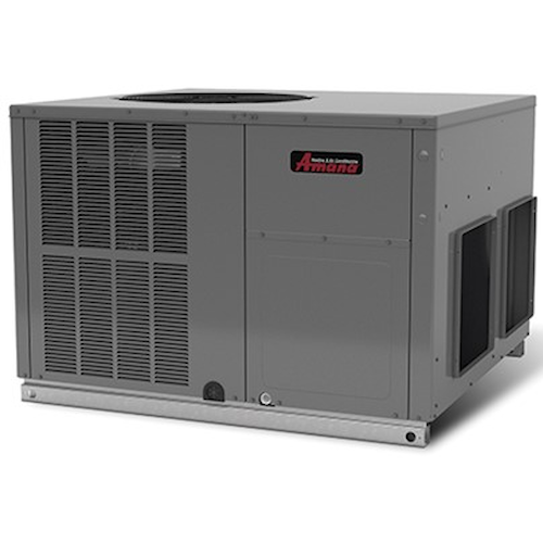 Amana Packaged Heat Pump 13.4 SEER2, Single Stage, Downflow/Horizontal, 4 Ton