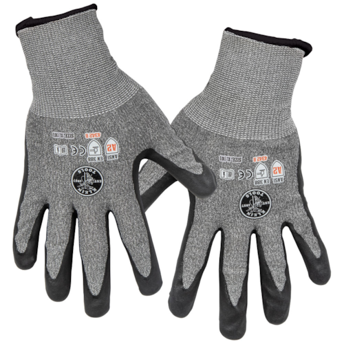 Work Gloves, Cut Level 2, Touchscreen, X-Large, 2-Pair