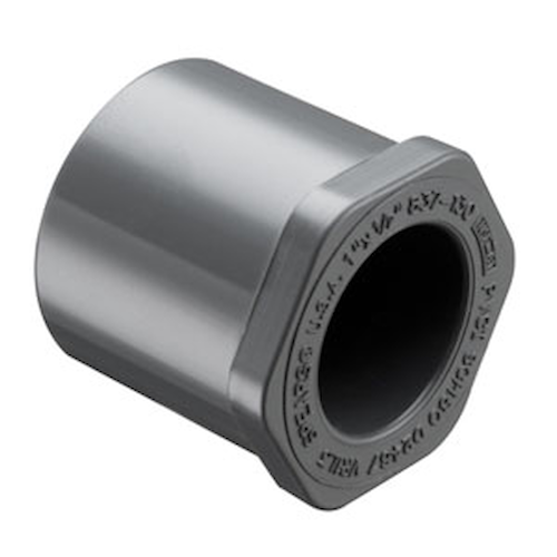 1X1/2 PVC Reducing Bushing SPGXSOC SCH80