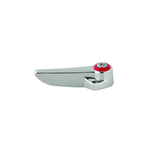 Lever Handle, Red Index (Hot) & Screw (2 Pack)