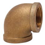 1/2" LEAD FREE ROUGH BRASS STREET 90 ELL
