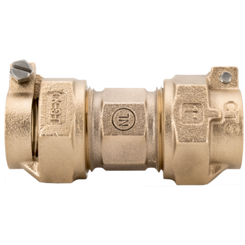 T-4301NL No Lead Cast Bronze Water Service CTS Pack Joint Coupling