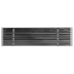 1" X 18" BLACK NIPPLE