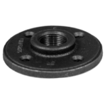 1" BLACK FLOOR FLANGE