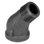 3/4 BLACK 45 STREET ELL