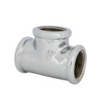 3/8" CP LEAD FREE BRASS TEE