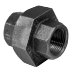 1/2" BLACK UNION