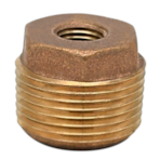 1" X 3/4" LEAD FREE BRASS HEX BUSHING