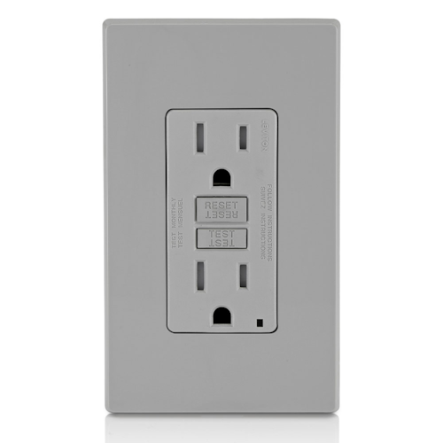 15 Amp SmartlockPro GFCI Receptacle/Outlet, Tamper-Resistant