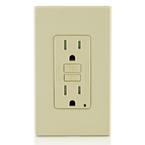 15 Amp SmartlockPro GFCI Receptacle/Outlet, Tamper-Resistant