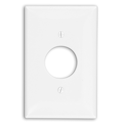 1-Gang Single 1.406 Hole Outlet/Receptacle, Midway Size, Thermosplastic Nylon