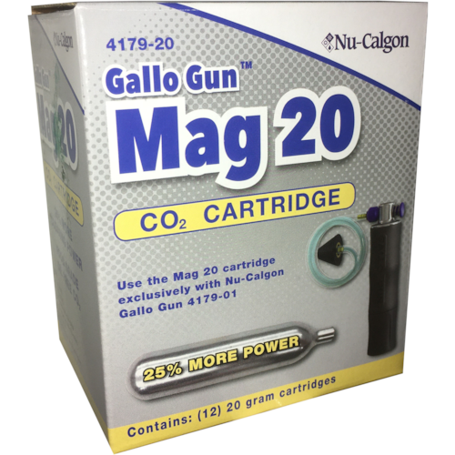 Gallo Gun Mag 20 20 gram CO2 cartridges, 12x1