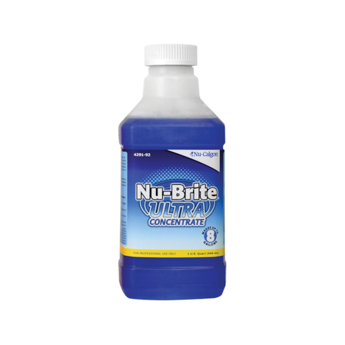 4291-92 NU-BRITE (COLOR: BLUE) CONDENSER COIL CLEANER ULTRA CONCENTRATE QUART BOTTLE NU-CALGON