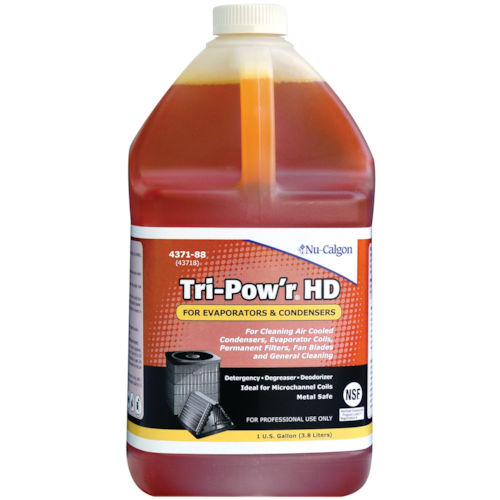 4371-88 TRI-POW'R HD CLEANER 1 GAL. FOR EVAPORATORS AND CONDENSERS (192/PALLET) NU-CALGON