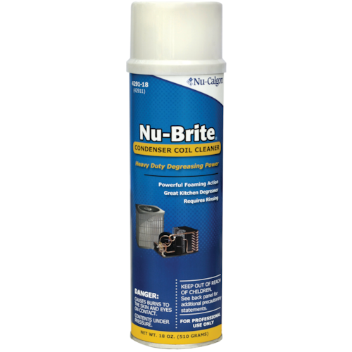 4291-18 NU-BRITE (COLOR: BLUE) CONDENSOR COIL CLEANER AEROSOL 18OZ CANS NU-CALGON