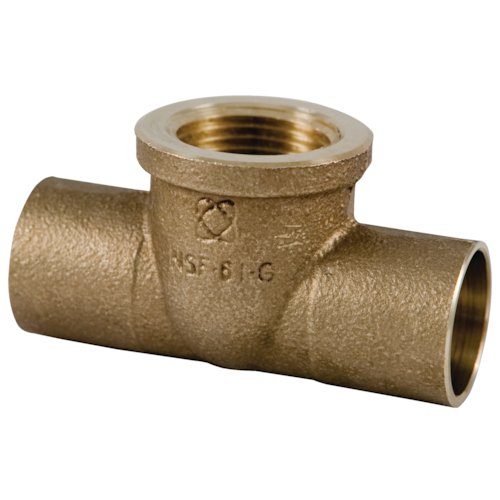 712R-LF 11/4X11/4X1/2 CXCXF TEE FORGED