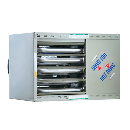 Hot Dawg Power-Exhausted Gas-Fired Unit Heater