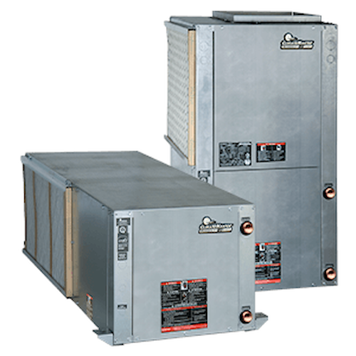 TCV030AGC10ACTS TRANQUILITY 16 VERTICAL 2.5 TON 208-230/1 CXM CONTROLS W/ COPPER HX RIGHT RETURN TOP SUPPLY R410A PSC MOTOR PLATED AIR COIL CLIMATEMASTER