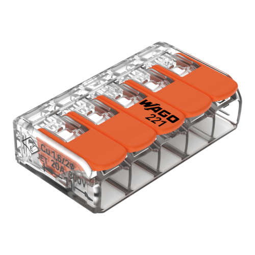 (221-415) COMPACT SPLICI NG CONNECTOR 5-POL