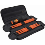 32288 8-IN-1 INSUL. INTERCHANGEABLE TIP SCREWDRIVER SET KLEIN TOOLS