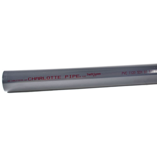 3X20 PVC SCH80 PLAIN END PIPE