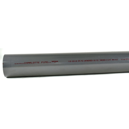 6X20 S80 PVC P/E PIPE