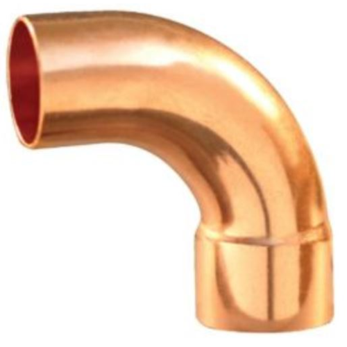 3/8" OD Long Street 90 Deg Elbow